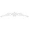 Ekena Millwork Pitch Florence Architectural Grade PVC Gable Pediment, 60"W x 12 1/2"H x 1"P (5/12) GPP060X013X100FLO - alternate 2